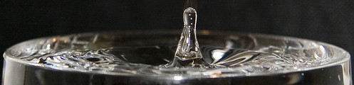 Water Drop Splash Pillar