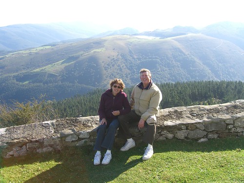 Betsy and Paul in mountains