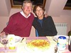 Paul and Betsy eating Spanish food