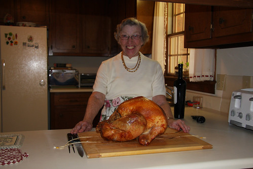 Grandma with Turkey