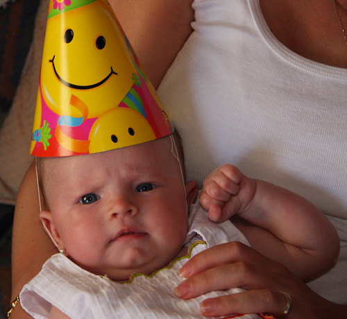 A three-month-old fist 'bout to knock you out!