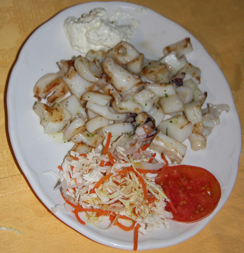 Cuttlefish and Garlic Mayo