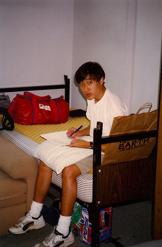 Victor, signing my yearbook