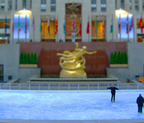 Rockefeller Center Tilt-Shift