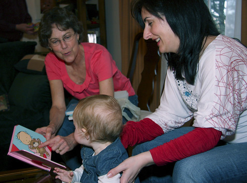 Nora opening birthday presents