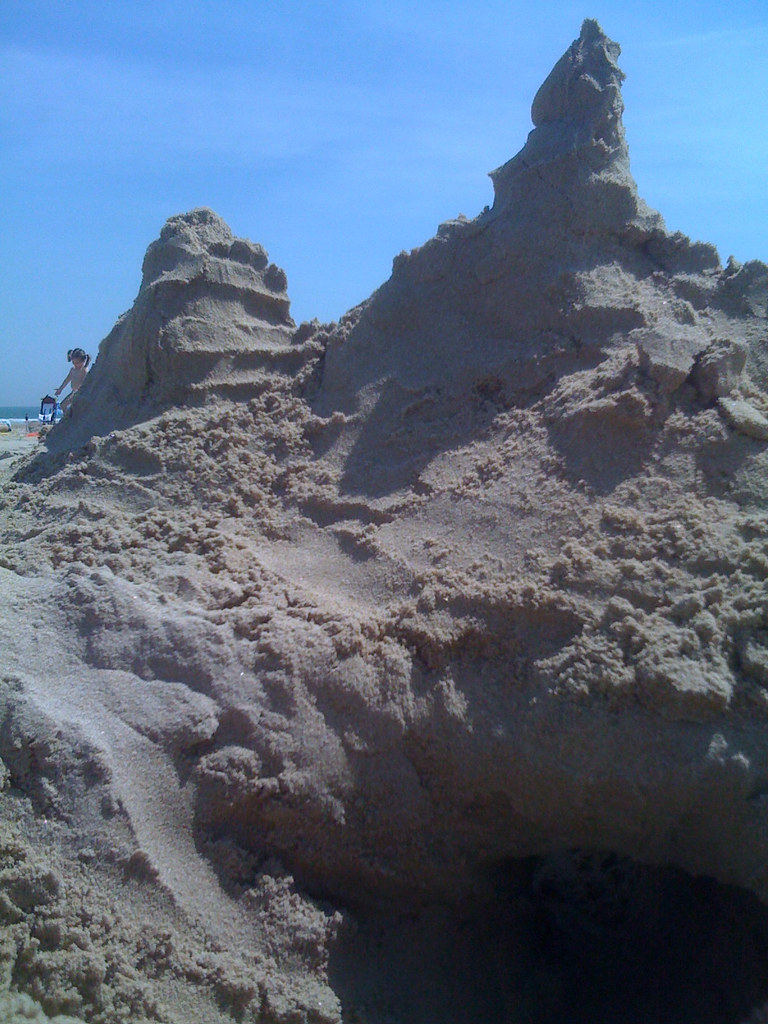 Towering Sand Castle