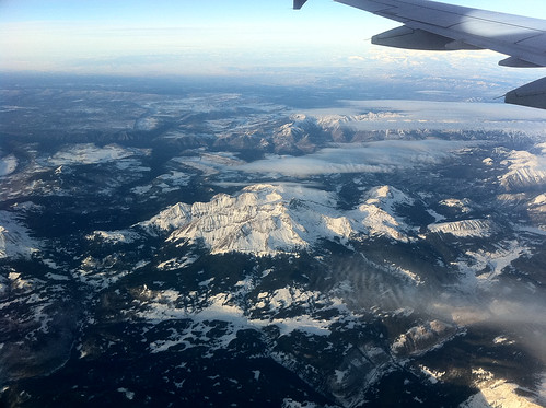 Snowy Peaks with Clouds