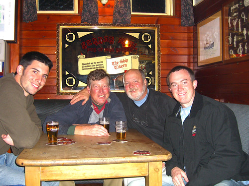 Four friends at Ship Tavern - Anstruther, Scotland