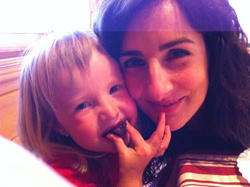 Eating Chocolate with Mommy