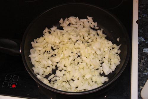 Morcilla and Goat Cheese Pie - Caramelizing Onions