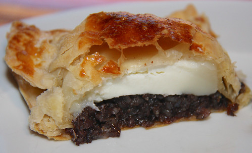 Morcilla and Goat Cheese Pie