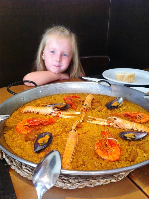 Nora with Paella