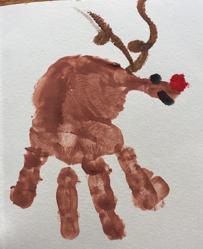 Handprint Reindeer